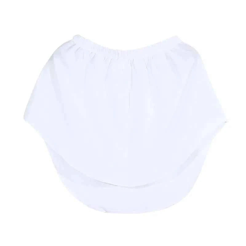 Black Skirt Spring Shirt Skirt Women Fake Hem Sweater Casual Korean Style Bottom Skirt  Sweater Bottom Fake Shirt Buttock Skirt