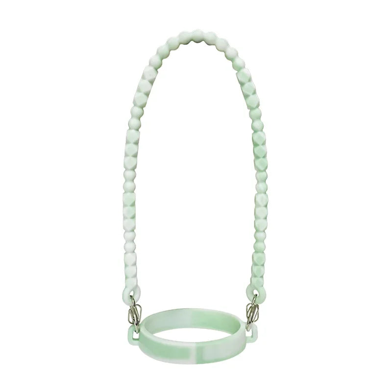 Water Bottle Handle - Soft Silicone Holder, Sling, Lanyard Fits Most 8-40oz Bottles