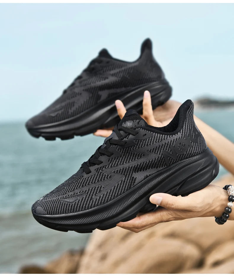 Marathon Sports Running Shoes Men Breathable Lightweight Sneakers Comfortable Athletic Nonskid Leisure Outdoor Sneakers for Men