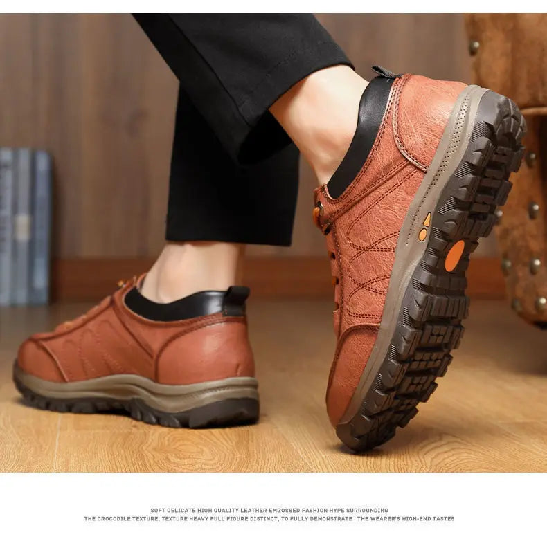 men's Outdoor leisure shoes mountaineering fashion sports shoes Anti slip lightweight shoes comfortable Men sneakers 2024 new