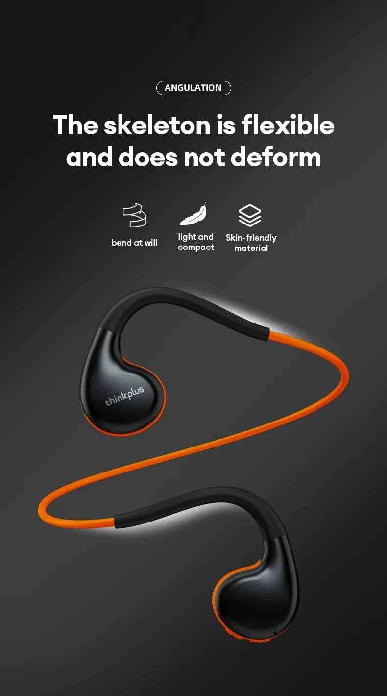 Original Lenovo X7 Air Conduction Headphone Wireless Bluetooth 5.3 Earphones Bone Conduction Sports Headset Outdoor EarHook Mic