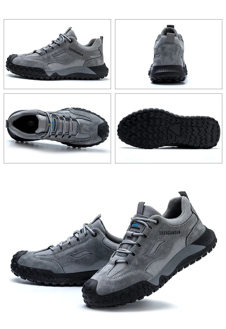Anti Smash working shoes with steel toe Anti Puncture industrial Safety Shoes men Anti Scalding safety boots for electrician