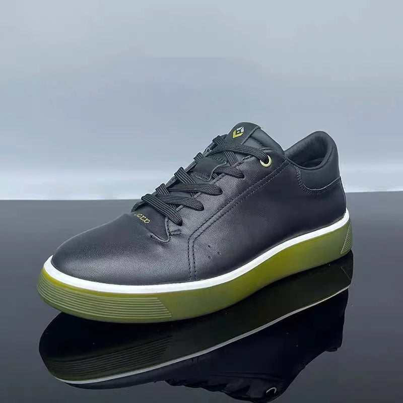 Skateboard Mens Shoes Genuine Leather Sneakers Casual Fashion Outdoor Running Sports Hiking Designer Luxury Mens Shoes