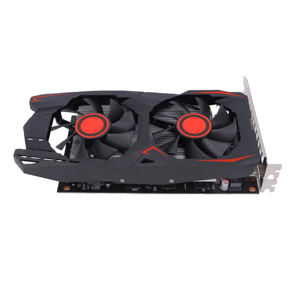 Graphics Card 6GB GDDR5 192BIT Double Fan PCIE 2.0 16X Slot Supports DVI VGA HD Multimedia Interface Gaming Video Card