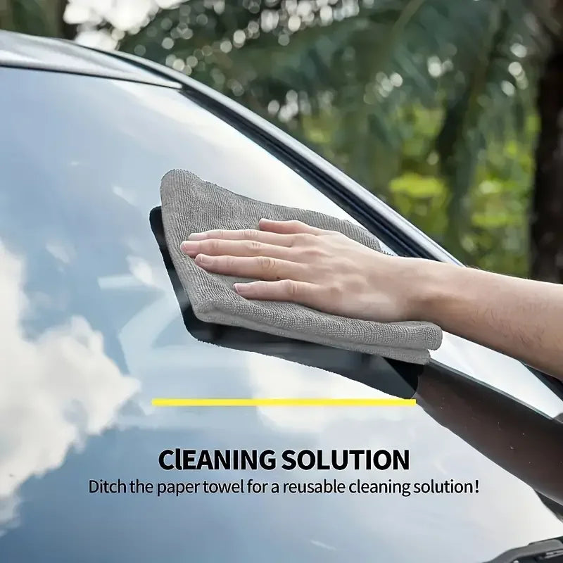 Thick Microfiber Cleaning Cloths for Streak-Free Shine