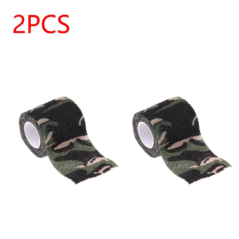 Camouflage Invisible Tape Camo Form Self Cling Camo Hunting Rifle Fabric Tape Wrap Camouflage Tape Outdoor Camping Accessories