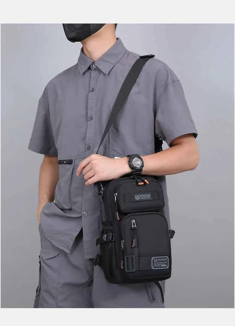 Fashion Men's Waist Packs Chest Bag High Quality Oxford Crossbody Bags For Men Fashion Casual Men Bag Handbag Male Chest Pack