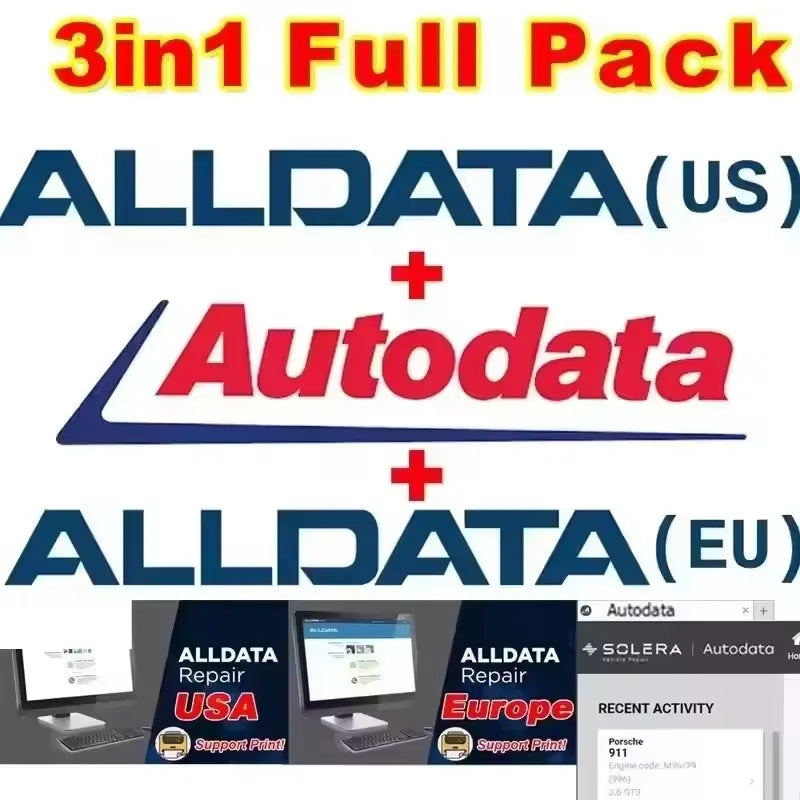 Auto Repair Software, All Data Car Software with Wiring Diagram, 10.53, Link Auto, 3.45 ATSG, Newest