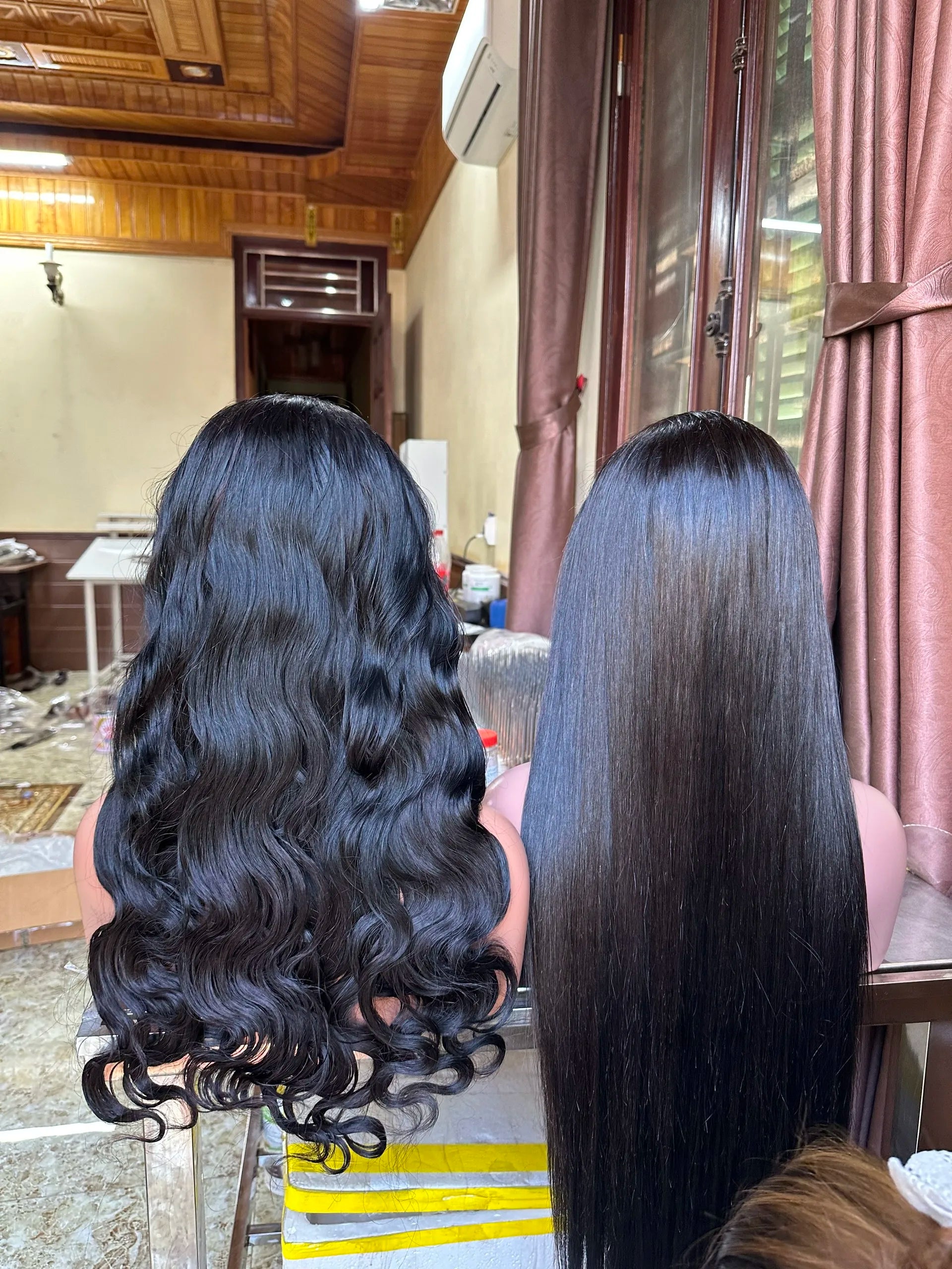 2024 Popular Vietnamese Wig Hair Extensions Deep Curly Hair in Colors Wholesale Training Heads for Black Woman