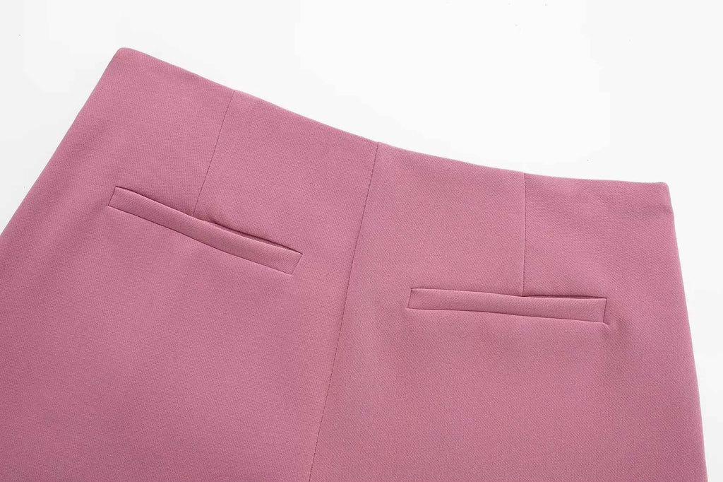 HXAO Women's Skort High Waist Brown Skirt Pants Stylish Summer Pink Black Mini Skirt Shorts Asymmetric Casual Off White Skort