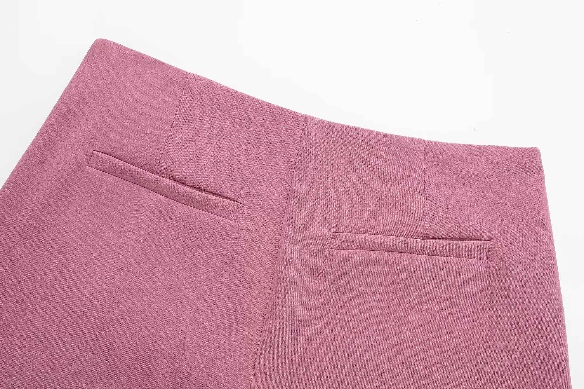 HXAO Women's Skort High Waist Brown Skirt Pants Stylish Summer Pink Black Mini Skirt Shorts Asymmetric Casual Off White Skort