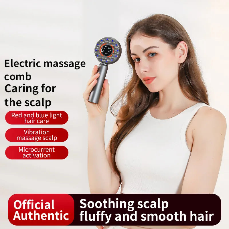 Electric Scalp Massager Brush – Handheld Relaxation Tool