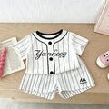 Boys Trendy Costume Printed T-shirt+Shorts Casual Sports Wear Cartoon Tees All-match Shorts Two Piece Set Toddler Clothing