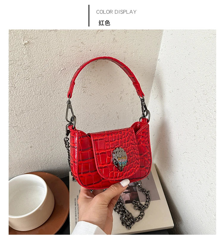 Best Superstar Show Original Diaper Bag, Retro Textured Leather, High-End Minimalist Crossbody Handbag For Party