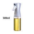 200/300/500ml Oil Spray Plastic Household Kitchen Oil Spray Bottle Or Oil Brush Nebulizing Mist Filling Cooking Dual Use BBQ