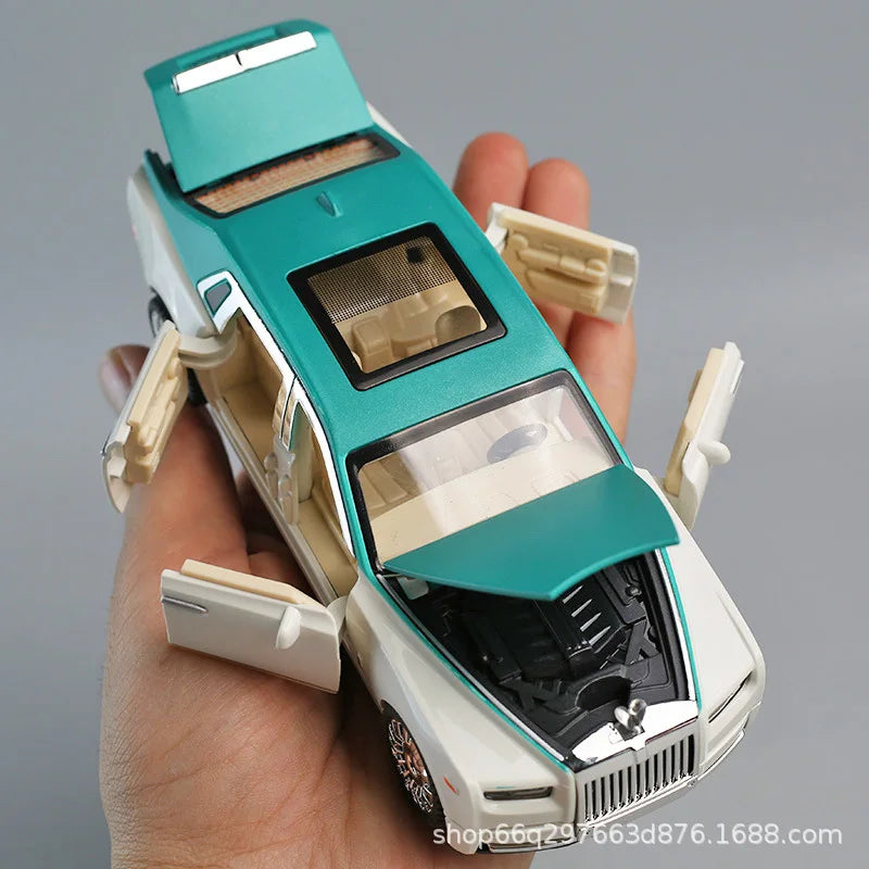 Kids Inertia Car Toy, Simulation Phantom Car Model with Door Opening, Sound & Light Music, Boys Early Educational Vehicle Gift