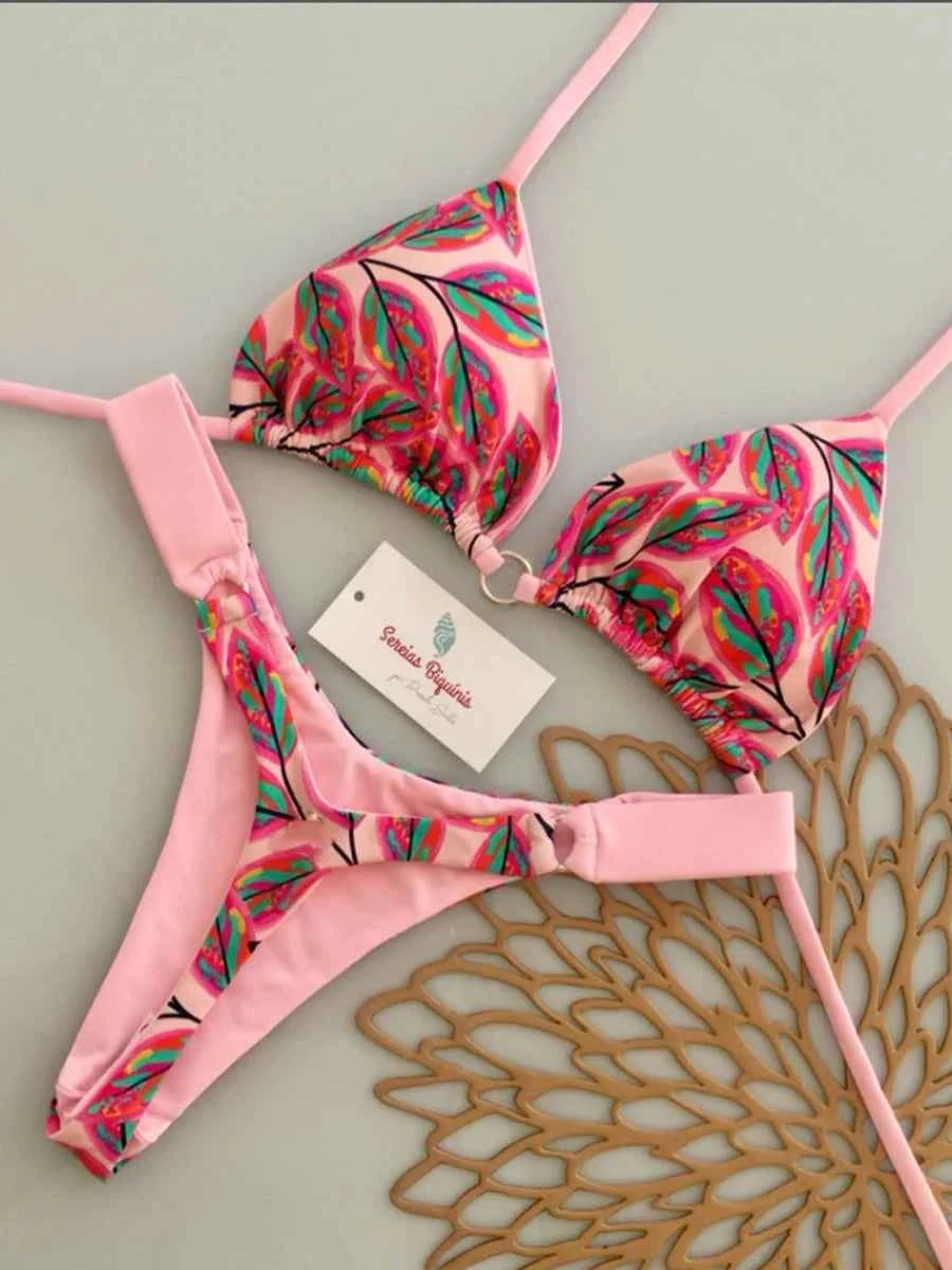 Sexy Bandeau Bikini 2026 Sexy Women Swimsuit Female Swimwear Micro Bikini Set  Swimming Suit Beachwear Thong Brazilian Biquini
