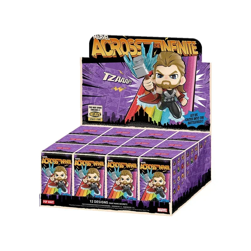 POP MART MARVEL Across The Infinite Series Original Blind Box Surprise Mystery Box Guess Bag Toys Doll Cute Desktop Ornaments