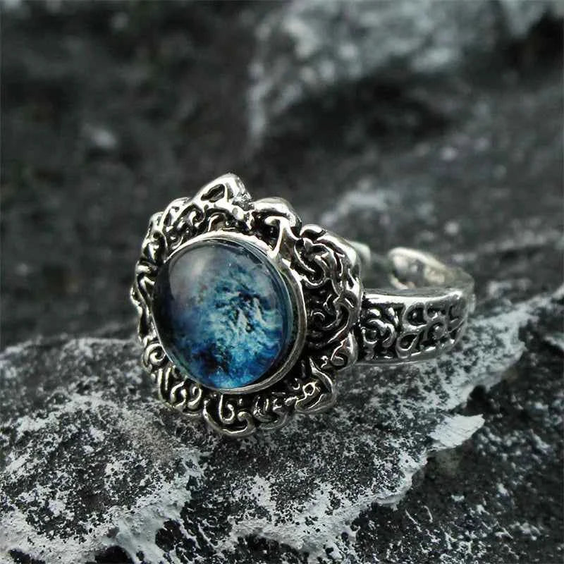 Game Dark Moon Ring Spectral Steed Whistle Ring Melina Summon Torrent Tool Adjustable Finger Rings for Women Men Jewelry