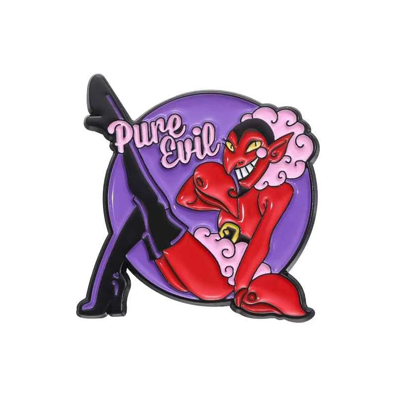 Creative Cartoon Character Enamel Pins Custom Cartoon Japanese Anime Badge Brooches Lapel Badges Jewelry Gifts