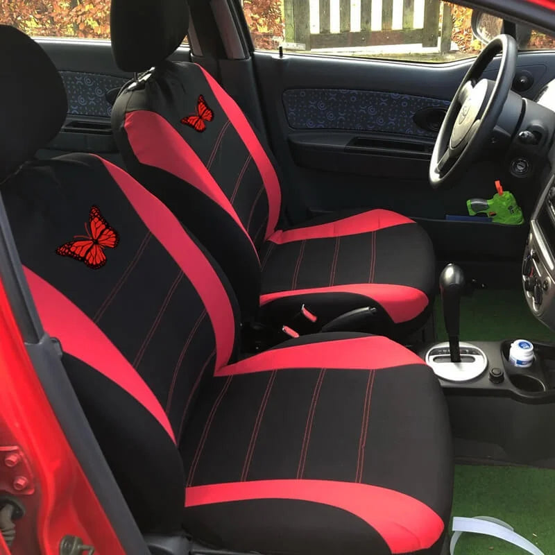 Vlinder Auto Stoelhoezen Universele Auto Seat Cover Autostoel Bescherming Covers Vrouwen Auto-interieur Accessoires (9 Kleuren)