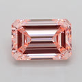 Emerald Cut 5.01ct Fancy Intense Pink VS1 IGI Certified Synthetic Lab Grown Filled Diamond Crownlite Jewels for Jewelry Making