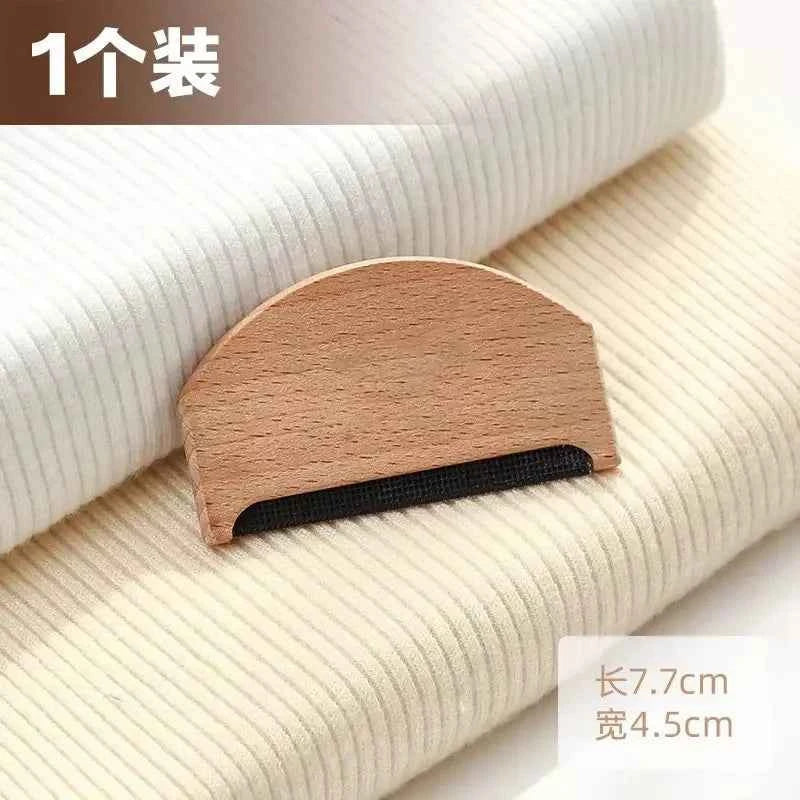 Wooden Epilator Sweater Clothes Shaver Fabric Clothes Sweater Lint Removers Manual Portable Wooden Lint Trimmer Comb Shaver