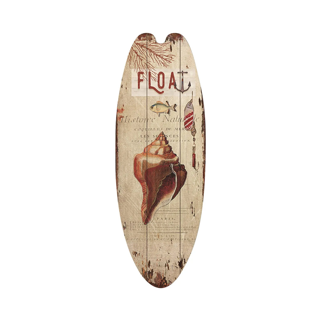 Beach Ocean Theme Surfboard Wooden Leisure Home Party Festival Hanging Decoration Bar Home Wall Retro Decor Wooden Print Sign