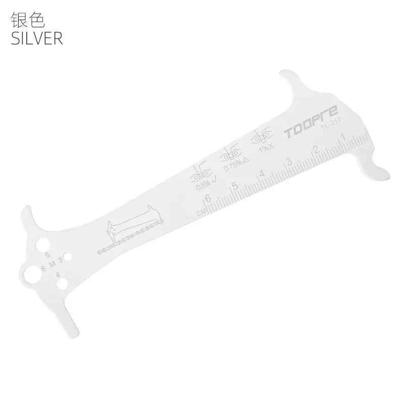 3 in 1 Bicycle Chain Checker Bike Chain Wear Indicator Tool Bicycle Chain Hook Bike Bolt Measurement Tool