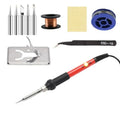 7-piece Set Of Adjustable Temperature Electric Soldering Iron 220V 60W Electric Soldering Iron Set Welding Solder Repair Tool