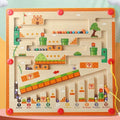 Magnetic Color and Number Maze Learning Education Toys Color Matching Montessori Toys Boy Girl Toys for Children Gift