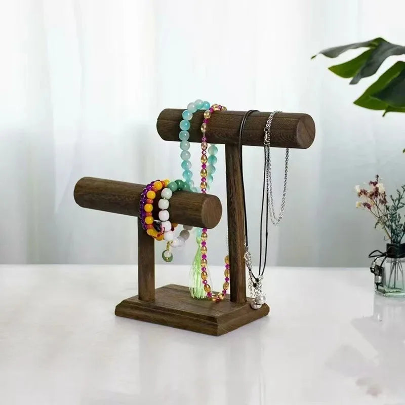 Watch Holder Stand Wooden Watch Display Tower Jewelry Organizer for Bracelets and Necklaces Watch Holder Organizer