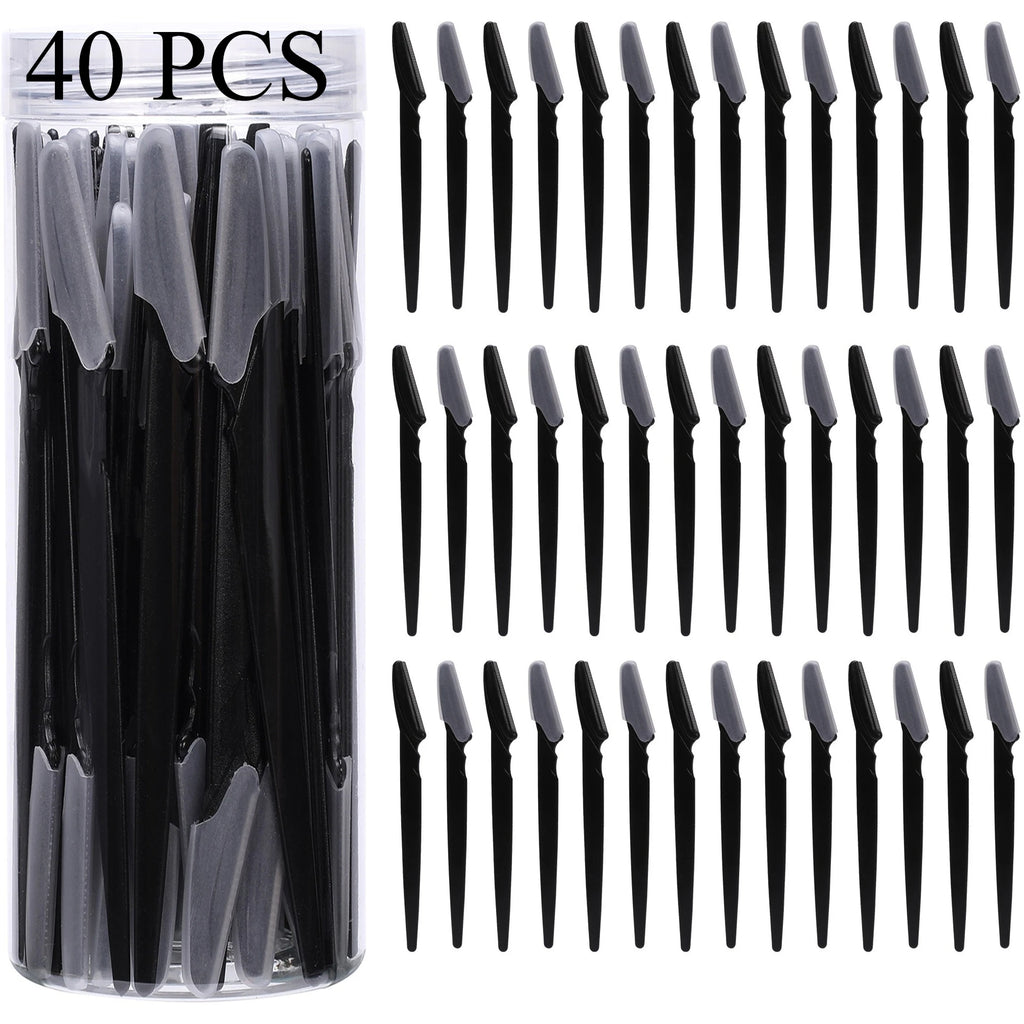 3/30/40Pcs Body Hair Removal Shaver Blades Eyebrows Shaping Knife Eyebrow Trimmer Makeup Beauty Tools Safe Eye Brow Razor Face