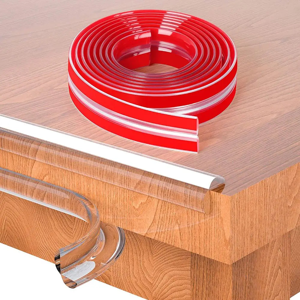 Table Edge Guard Furniture Corner Protector Strip Self Adhesive Transparent Kids Collision Proof Soft Bumper Baby Safety