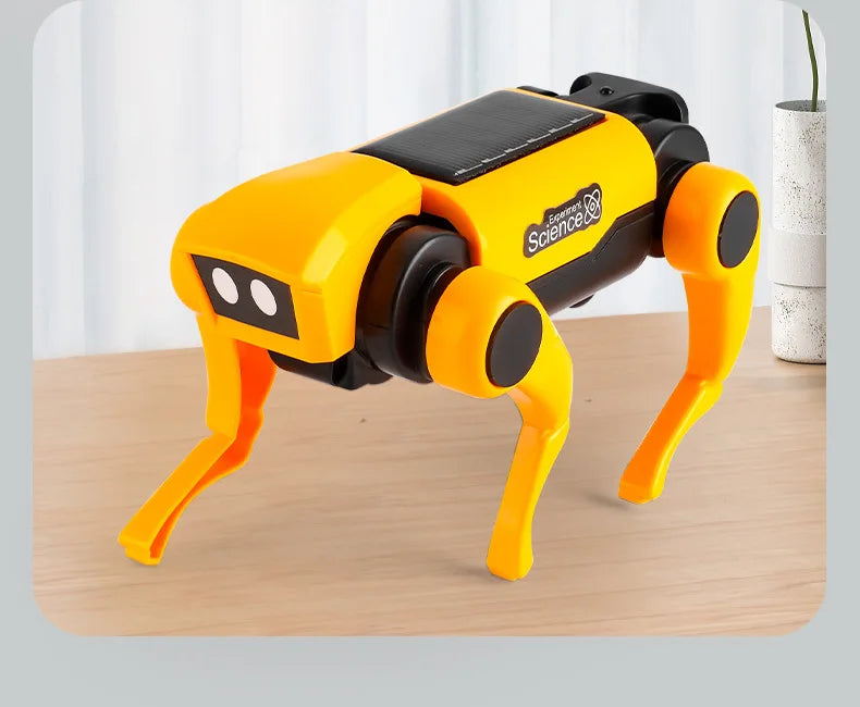 Robot Dog Science Experiment Kits Solar Powered Puppy for Kids DIY Educational Stem Toys  Children Christmas Gifts