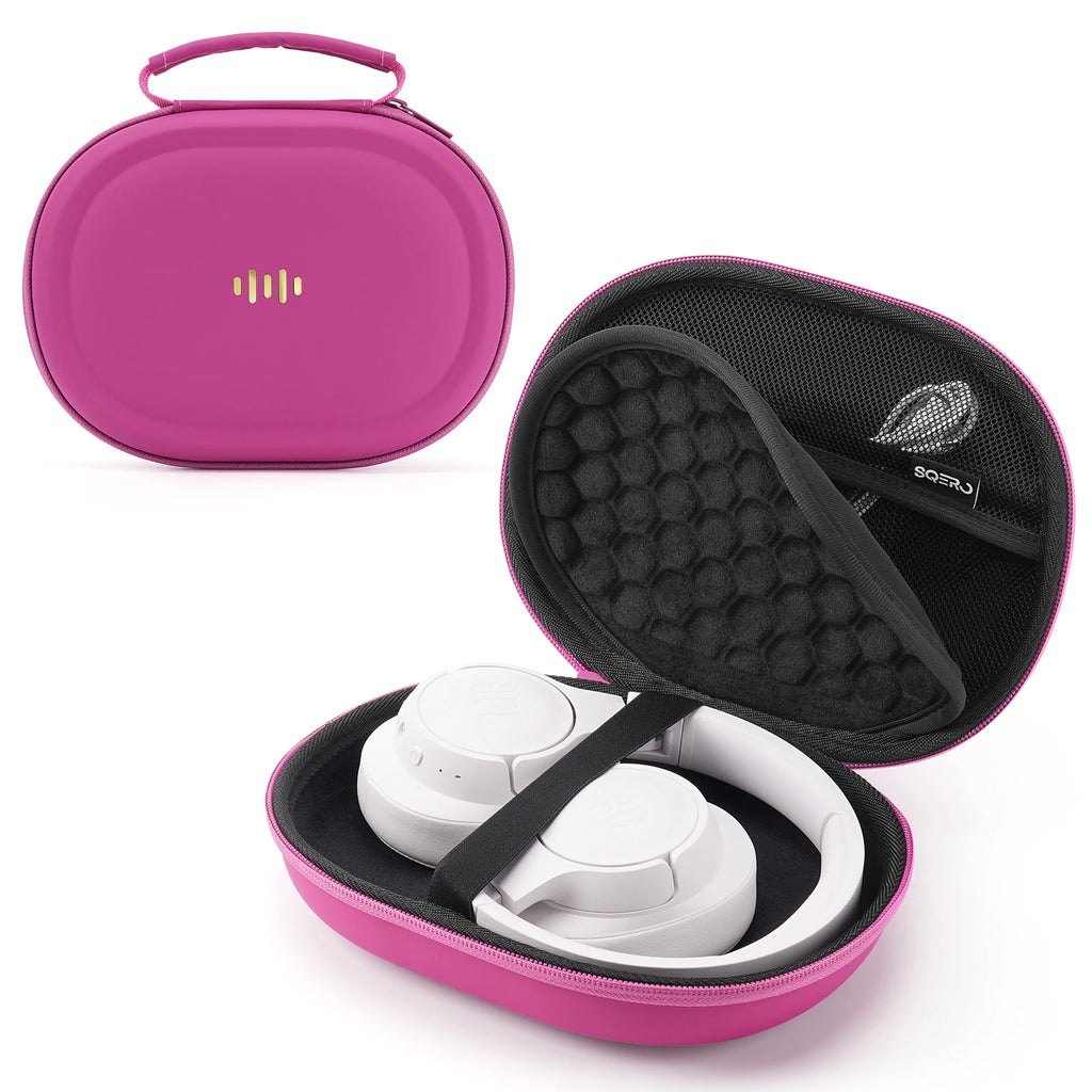 Headphone Case for Bose Quietcomfort/JBL Tune 720BT/520BT/510BT/Live 770NC/460NC, Upgrade PU Universal Travel Organizer Bag