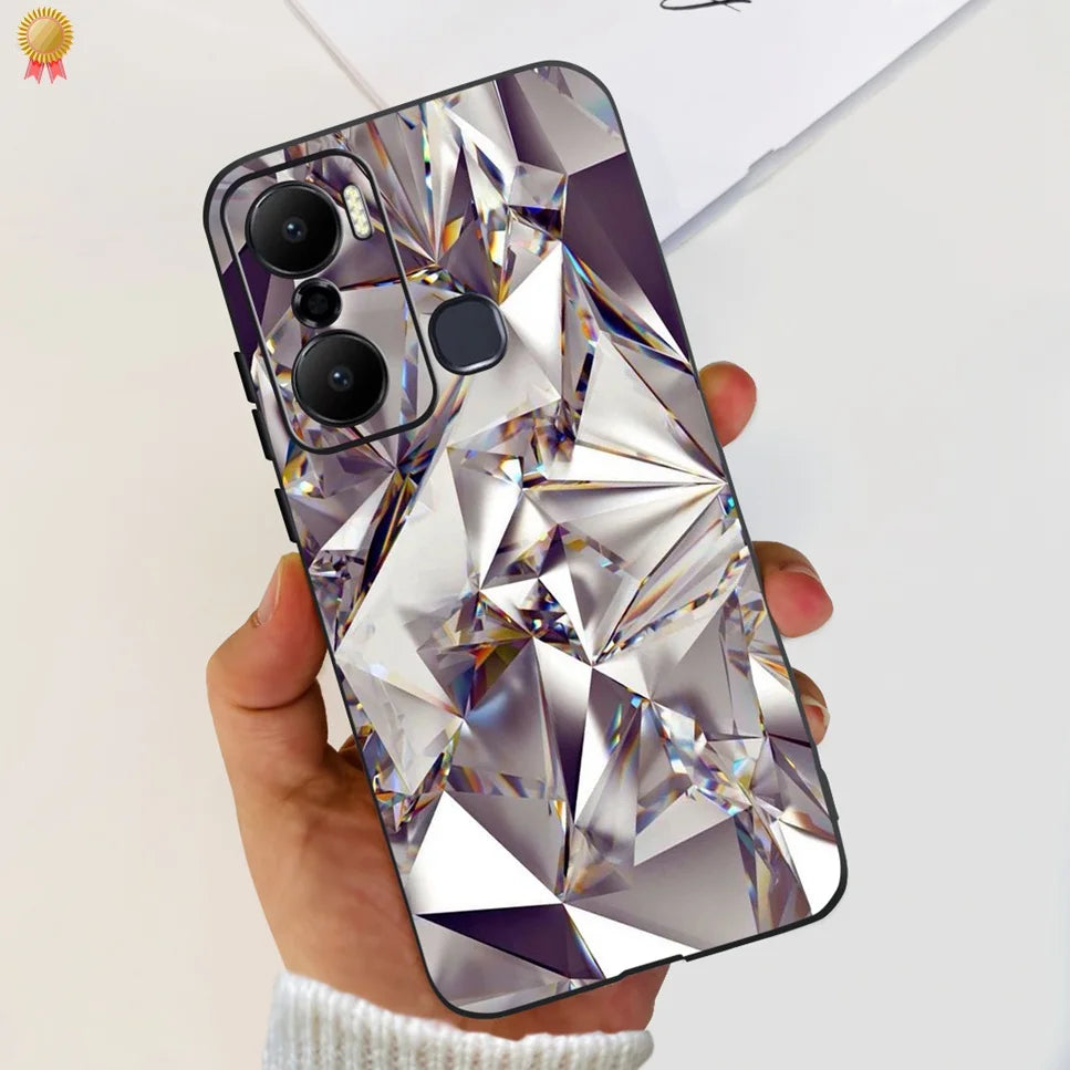 For Infinix Hot 20 Play 20i 4G Case Cute Astronaut Clear TPU Silicone Bumper Cover For Infinix Hot 20 Play 20i Phone Case Funda
