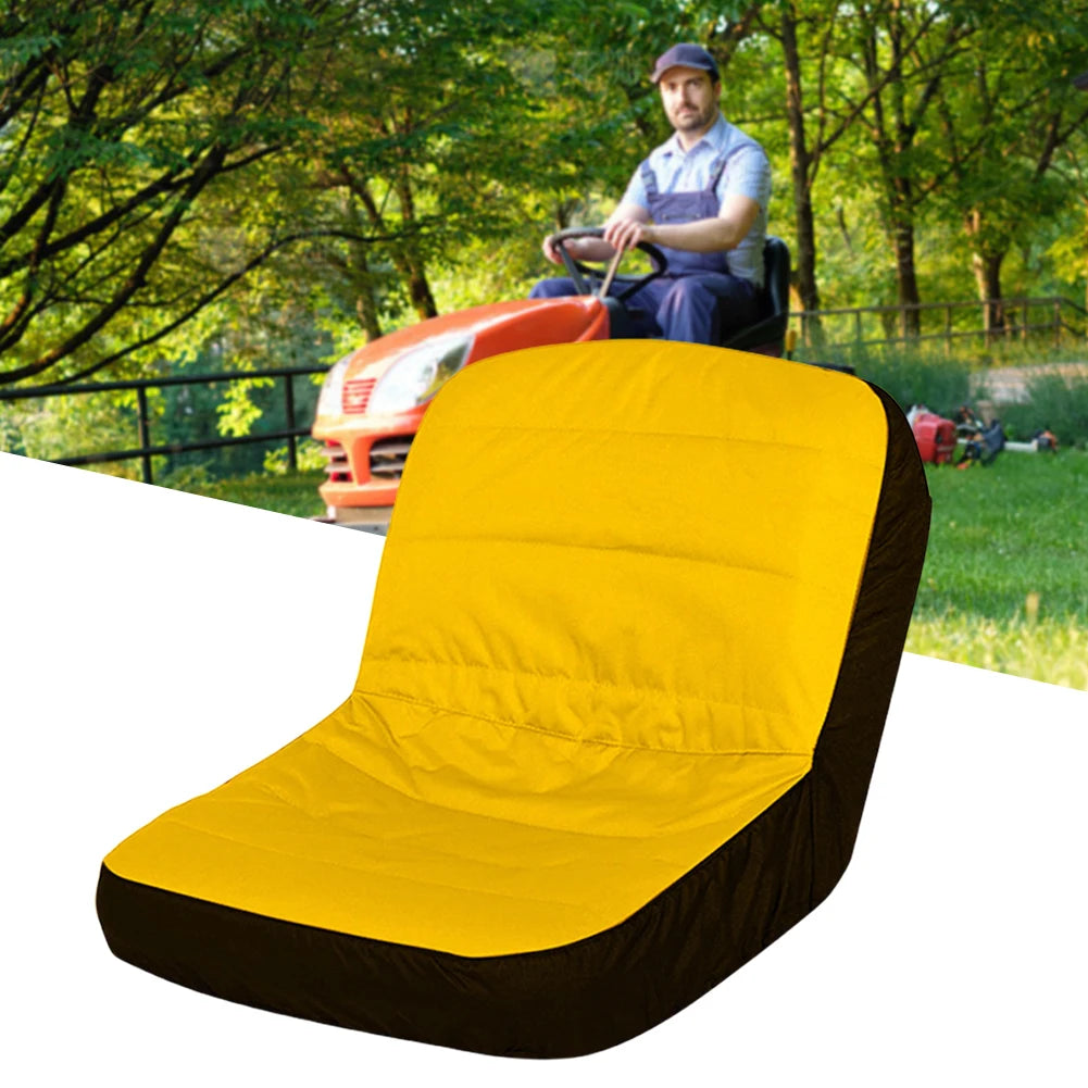 Riding Lawn Mower Seat Cover 600D Oxford Tractor Seat Cover Comfortable Waterproof Cushion Protective Seat Cover for John Deere