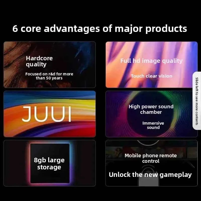 Smart LED 4K UHD TV Android System 19-65 Inch Flat Screen Television for Home Use, Global Voltage 100-240V