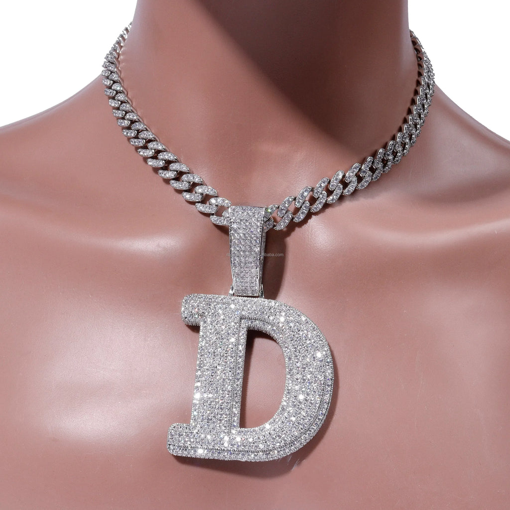 Men's Customized Rose Gold Fully Iced VVS Moissanite Hip Hop Style Rapper Charm Pendant Anniversary Gift IGI