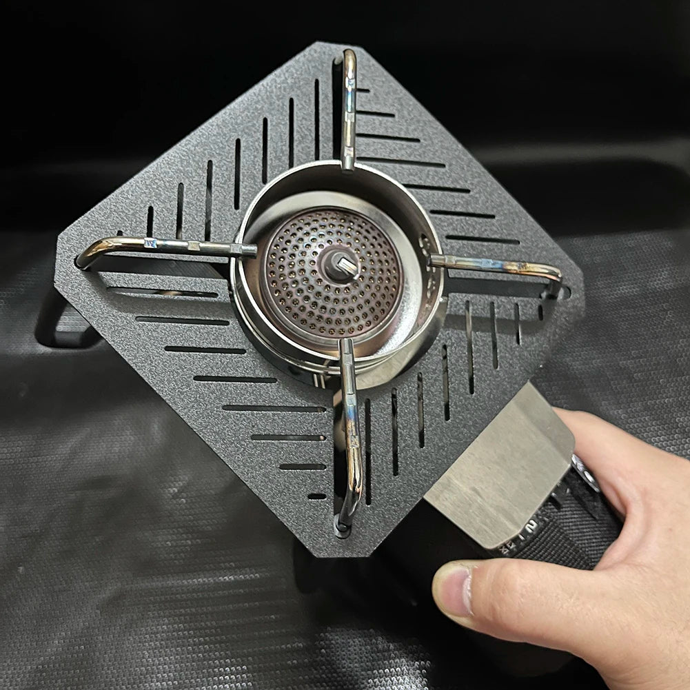 Gather Fire Windshield Gas Stove Burner Cover Windproof Spider Stove Support Wok Ring for Soto 310 Stove Camping Accessories