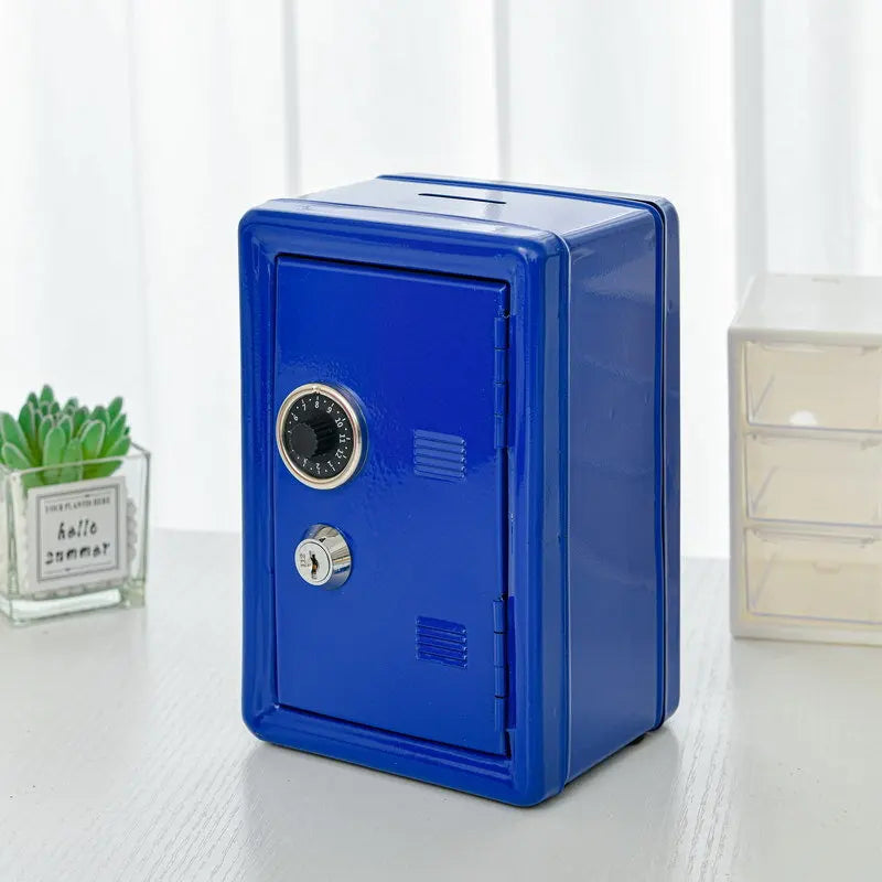 Kids Money Bank with Lock, Mini Metal Safe Box for Cash & Savings, Educational Gift Idea, Wholesale PriceMetal Cash Keeper