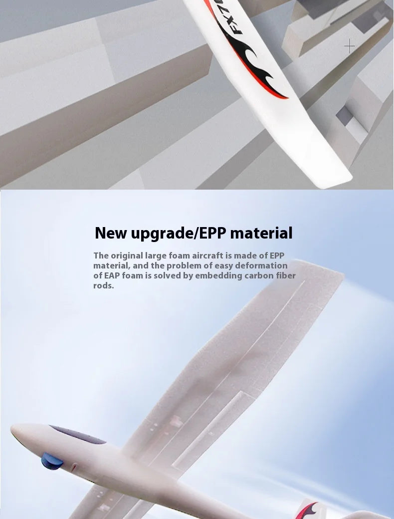 FX707S Aircraft Upgraded and Enlarged Version of Large-Scale EPP Foam Hand-Thrown Aircraft Model