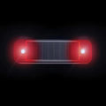 Mini Solar LED Car Warning Light, Wireless Anti-Theft Flashing Lamp, Simulated Dummy Alarm Security Light