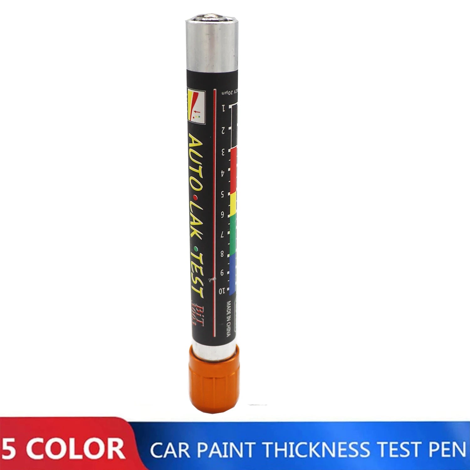NEW Automotive Paint Film Tester Coating Thickness Gauge Quick Tester Paint Indicate Meter Test Tip With Magnetic Crash