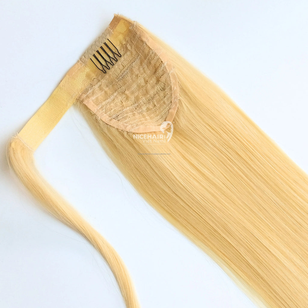 Best 100% Raw Slavic Vietnamese Remy Hair Extensions Smooth and Silky with Natural Body Wave Style for Ponytail Extensions