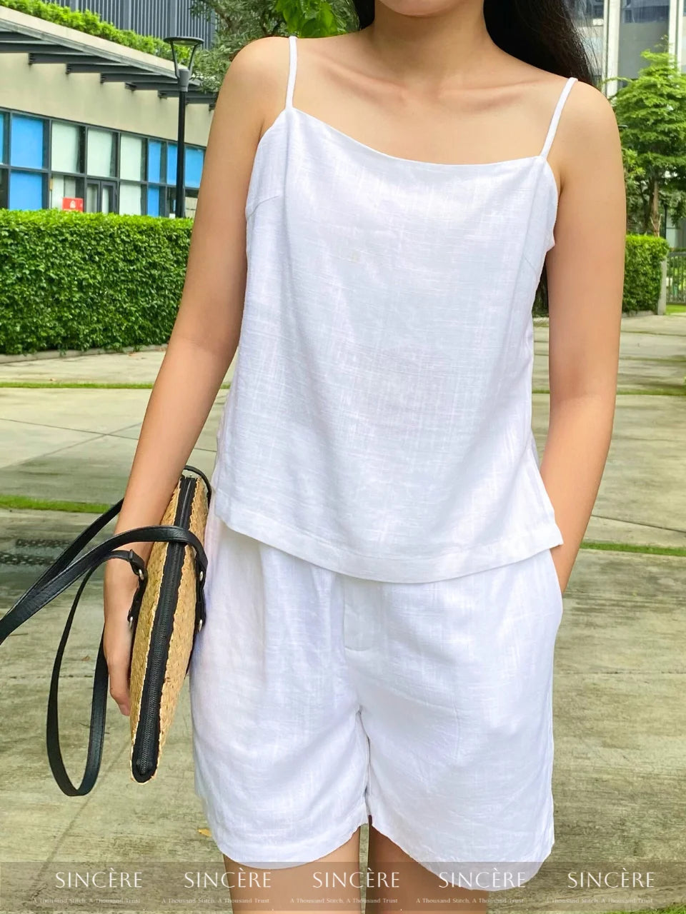 OEM ODM LINEN Blended Viscose Short Non-fading, Non-shrinking From Vietnam Manufacturer Factory