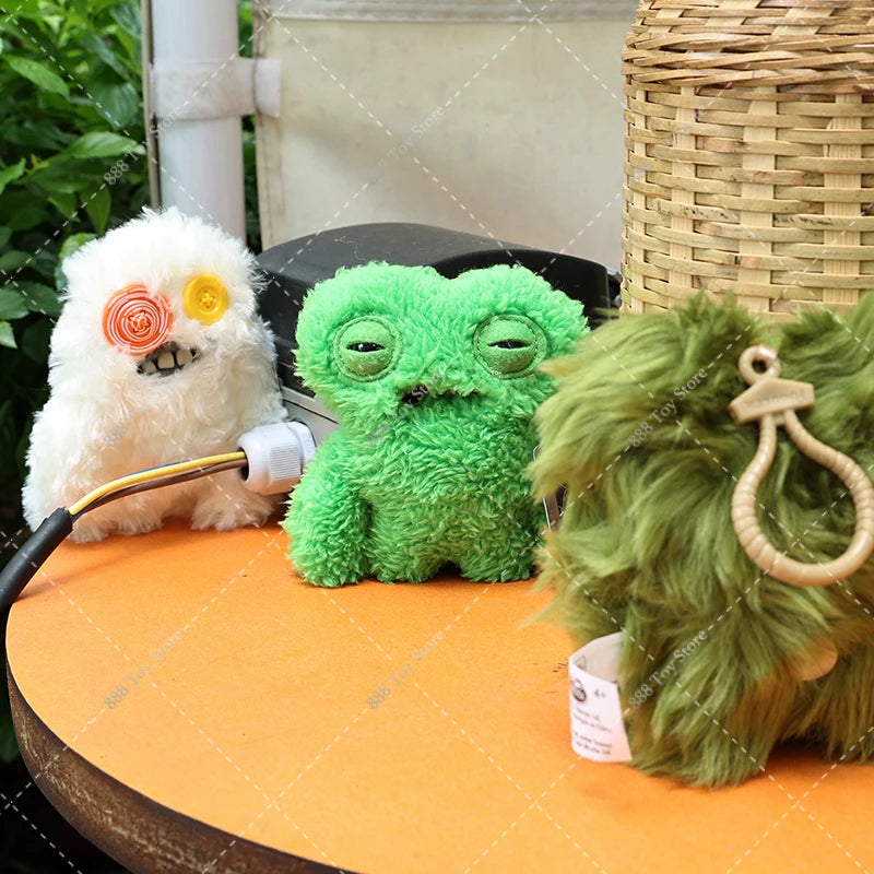 Original Fuggler Plush Keychain Ugly Monster Screech Munch Rabid Rabbit Wide Eyed Weirdo Annoyed Alien Stuffed Peluche Toys