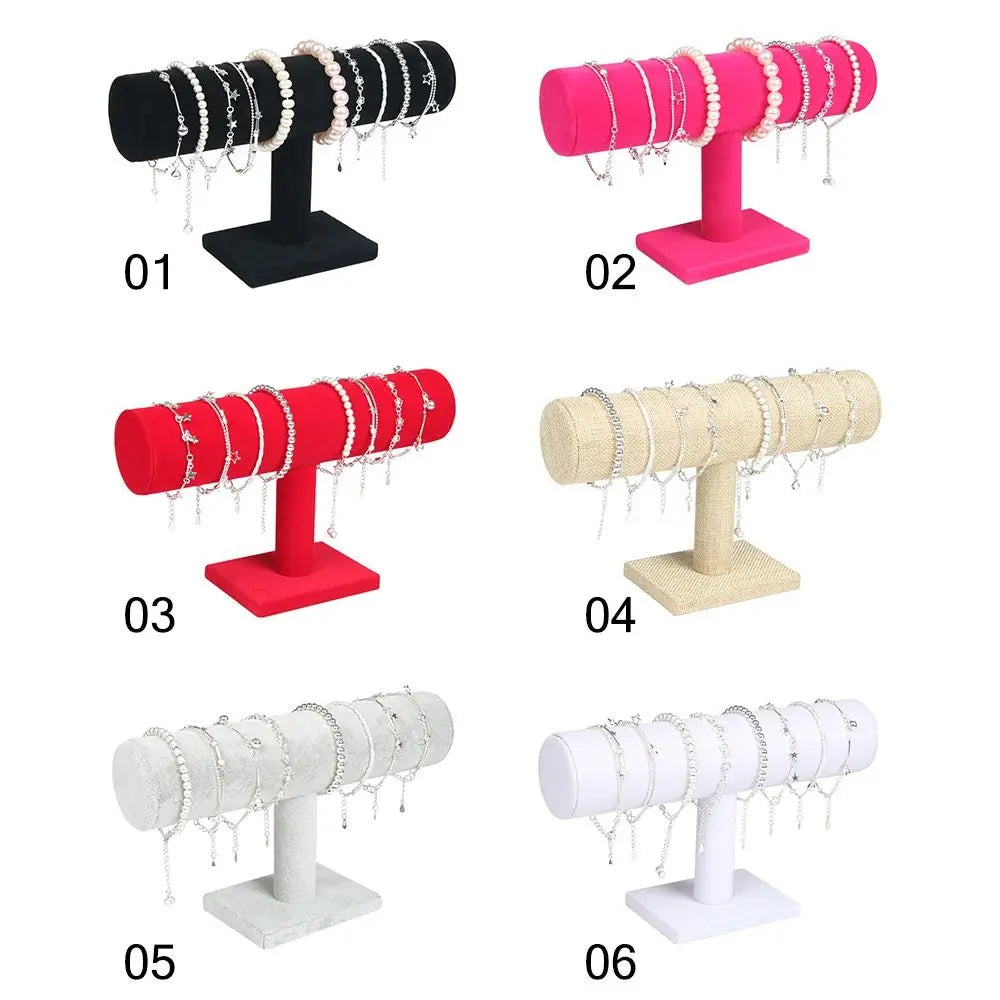 Velvet Bracelet & Watch Display Stand Jewelry Organizer