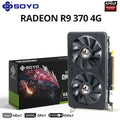 SOYO AMD Radeon R9 370 4G Graphics Card GDDR5 Video Memory 256Bit Gaming Card PCIE3.0x16 DP DVI for Desktop Computer Host